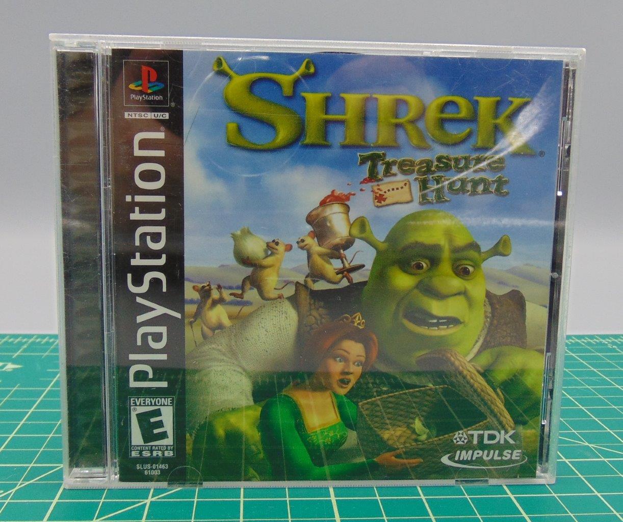 Shrek: Treasure Hunt (Sony PlayStation 1, 2002) Black Label PS1 ...