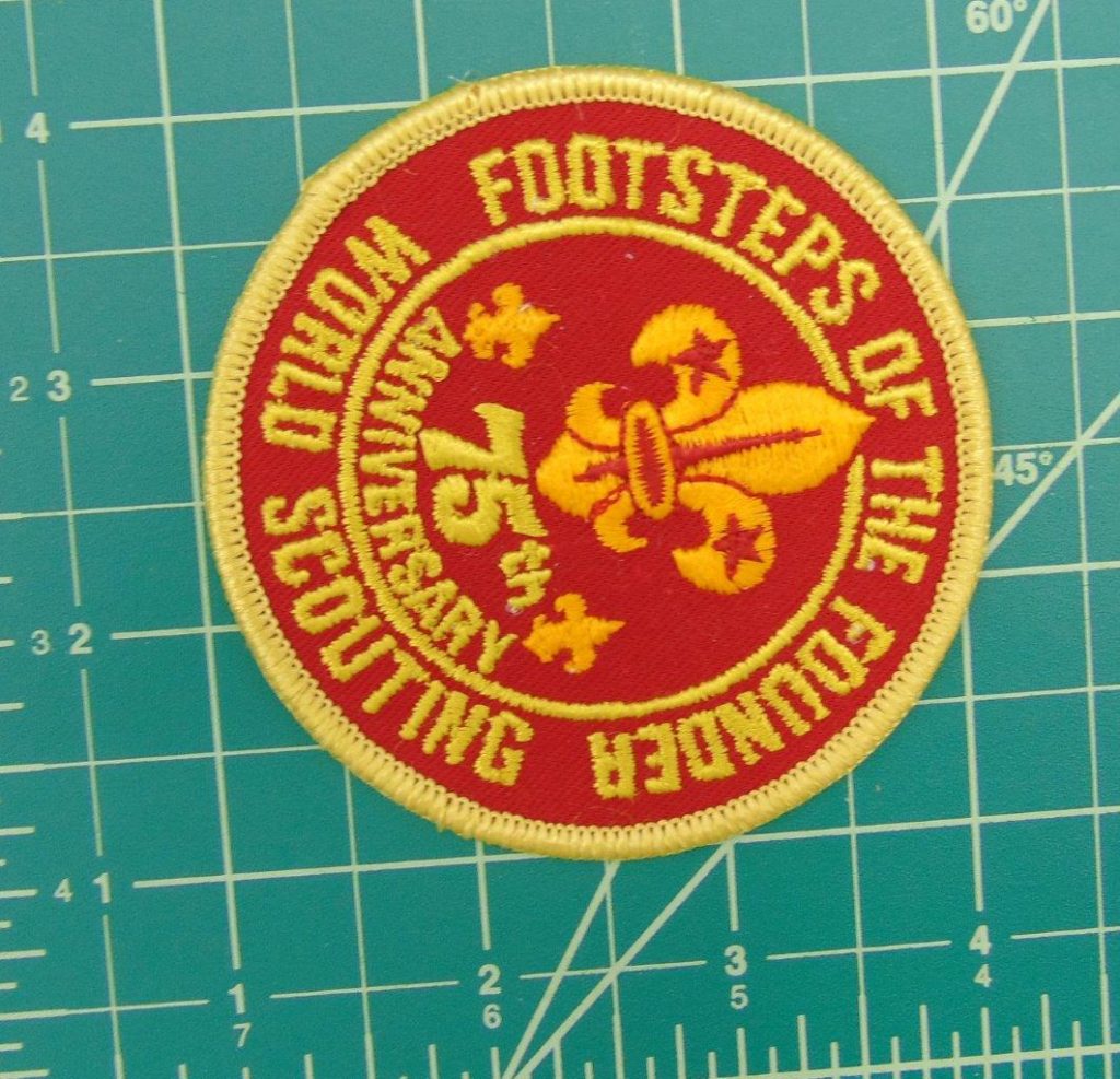 Vintage Boy Scouts World Scouting Footsteps of the Founder 75th
