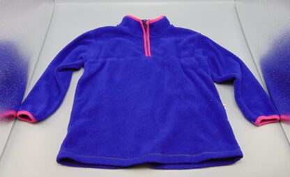 My Twinn Doll Matching top for GIRLS Bluish Purple Sweatshirt w/ Pink Trim Size SMALL