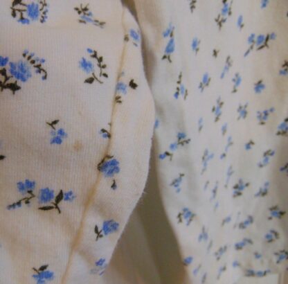 My Twinn Doll Matching Blue Floral Long Sleeve Shirt/Top Child Size M - Image 5