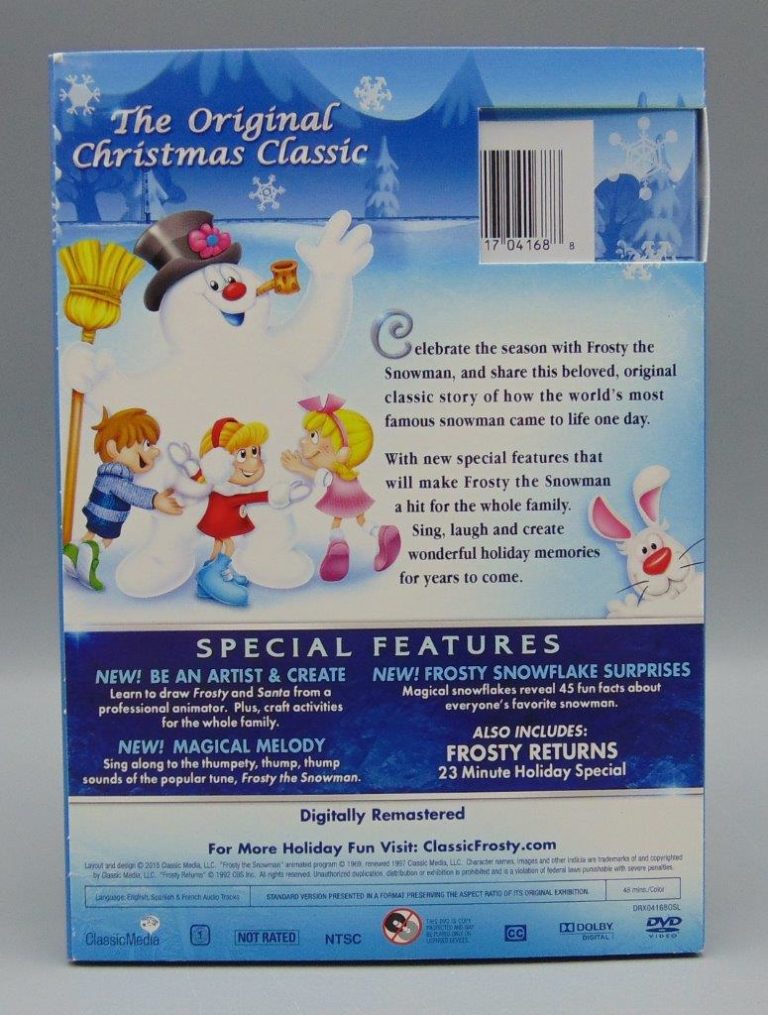 Frosty The Snowman (DVD, 2015) 45th Anniversary Collector's Edition ...
