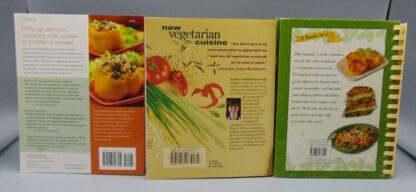 Lot of 3 Vegetarian Cookbooks One-Dish Vegetarian Meals Favorite Brand Name New Vegetarian Cuisine - Image 3