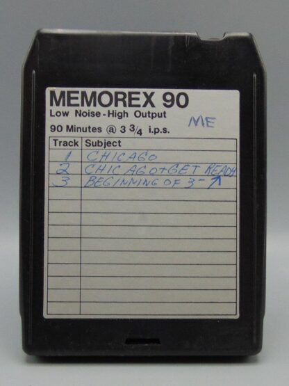 Chicago + Get Ready 8-Track Stereo Tape Cartridge