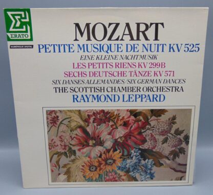 Mozart Petite Musique De Nuit KV 252 Les Petits Riens Raymond Leppard LP 75091 Erato Records