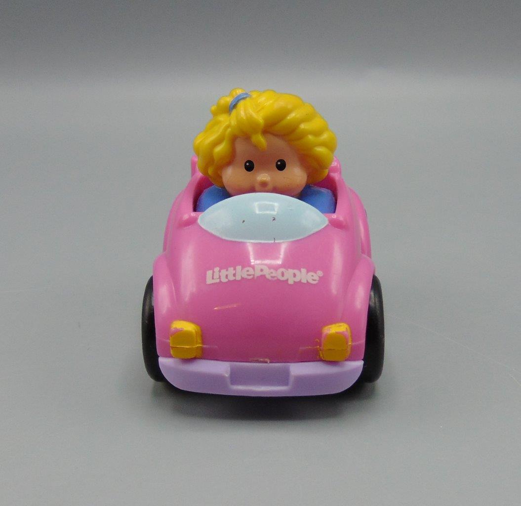 little people pink car