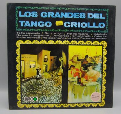 Los Grandes Del Tango Criollo Impacto Records Album LP Vinyl