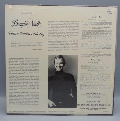 SEALED Douglas Niedt Classic Guitar Artistry LP Record Album S-1000 Antigua Records - Image 2