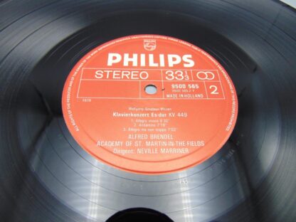 Mozart Alfred Brendel Academy Of St. Martin-In-The-Fields Neville Marriner Klavierkonzerte KV 415 & KV 449 LP 9500 565 Phillips Records - Image 6