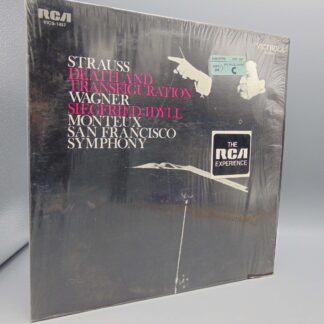 Monteux, Strauss, Wagner, San Francisco Symphony Death and Transfiguration/Siegfried Idyll LP VICS-1457 RCA Victrola Record Album