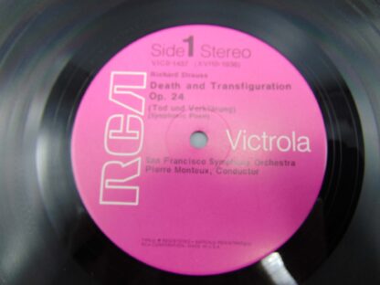 Monteux, Strauss, Wagner, San Francisco Symphony Death and Transfiguration/Siegfried Idyll LP VICS-1457 RCA Victrola Record Album - Image 5