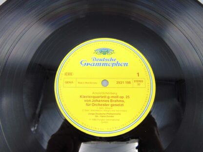Johannes Brahms/Arnold Schönberg Klavierquartett G-Moll Op. 25 LP 2531 198 Deutsche Grammophon Records - Image 5
