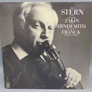 Isaac Stern Alexander Zakin Franck Sonata in A Major For Violin and Piano LP Y 35214 Columbia Records