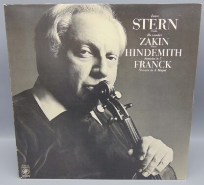 Isaac Stern Alexander Zakin Franck Sonata in A Major For Violin and Piano LP Y 35214 Columbia Records