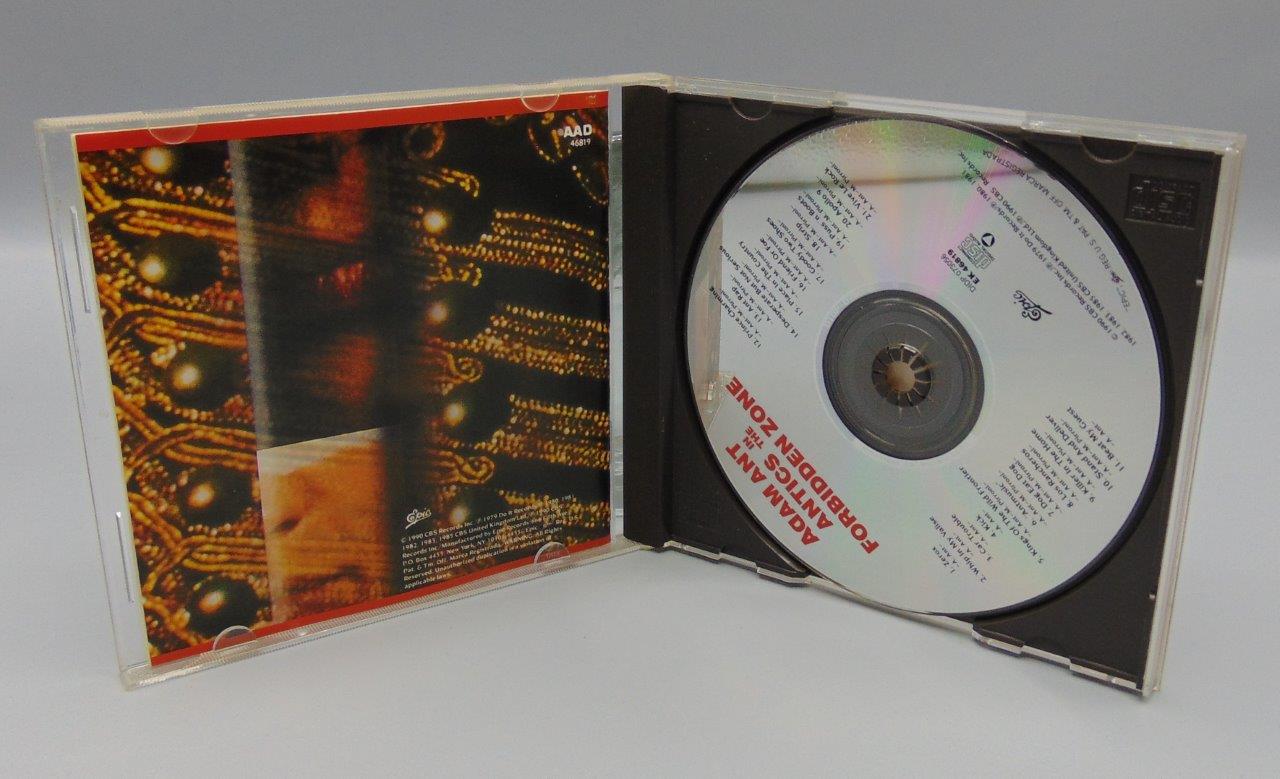 Adam Ant Antics In The Forbidden Zone (CD, 1990) Epic