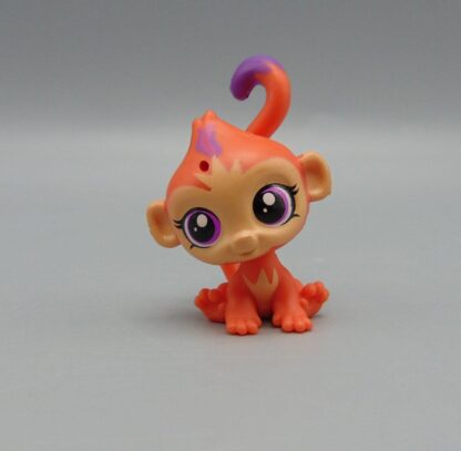 Littlest Pet Shop #4015 Kelvin Vinning Baby Reddish Brown w/Purple Eyes Monkey LPS