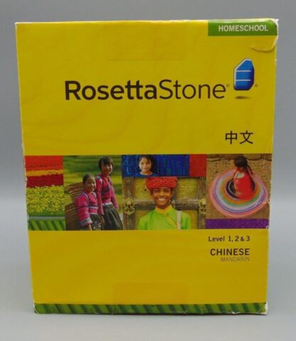 Rosetta Stone Mandarin Chinese Homeschool Edition Level 1 2 3 2009 Set Version 3 60296