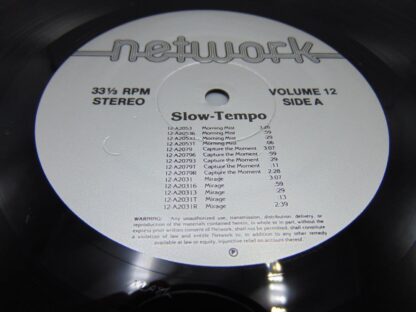 Network Slow-Tempo Volume 12 LP Record Album - Image 6