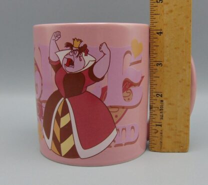 Disney Store Alice Mad Hatter Rabbit Tea Party Queen of Hearts Coffee Mug Pink Thailand - Image 4
