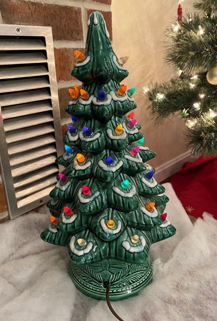Ceramic Christmas Glimmer Tree 17