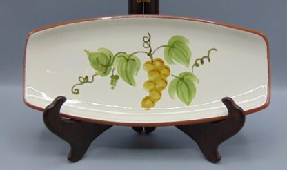Golden Grape Stangl 10" Pickle Dish Rectangular Serving Plate Cheese Relish