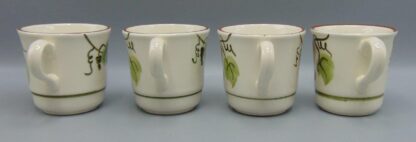 Lot of 4 Sets of Golden Grape Stangl Cups and Saucers - Image 5