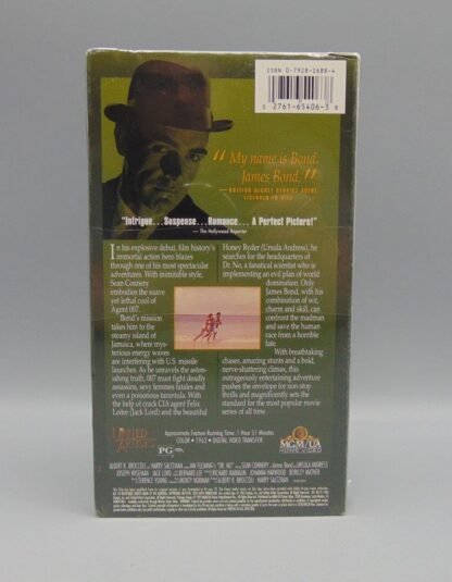 SEALED Dr. No (VHS, 1995) The James Bond 007 Collection - Image 2