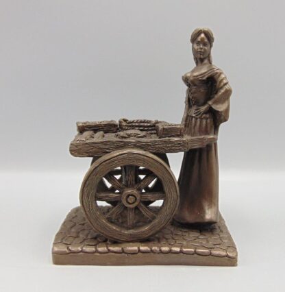 Genesis Fine Arts Ireland Molly Malone Bronze Sculpture Figurine 6 1/4" 1994 E/5000