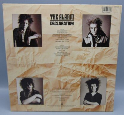 The Alarm Declaration LP Record Album SP-70608 I.R.S. Records - Image 2