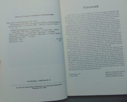 Industrialists in Olive Drab: The Emergency Operations of Private Industries During World War II Hardcover - Image 4
