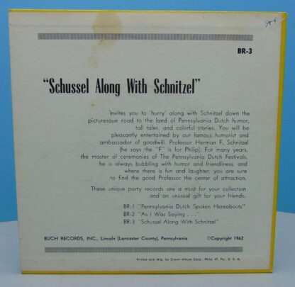 Professor Schnitzel-Pa Dutch Comedy 45 rpm Schussel Along With Buch - Image 5