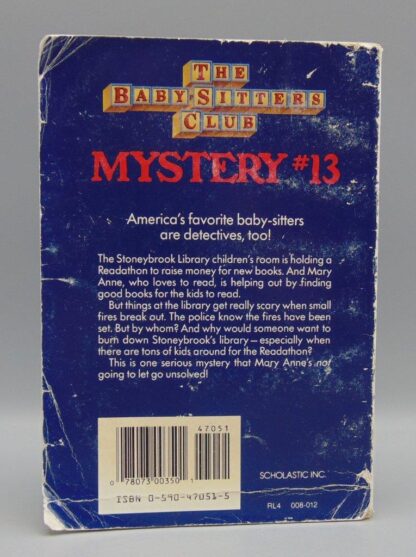 The Babysitters Club Mystery #13 Mary Anne and the Library Mystery By Ann M. Martin - Image 2