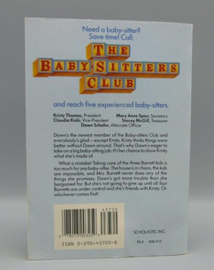 The Babysitters Club #5 Dawn and the Impossible Three By Ann M. Martin - Image 2