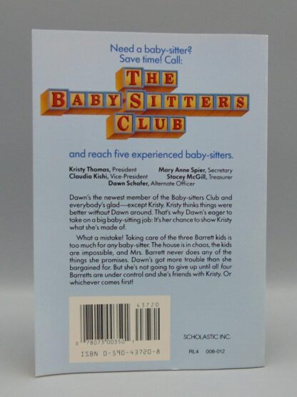 The Babysitters Club #5 Dawn and the Impossible Three By Ann M. Martin - Image 2