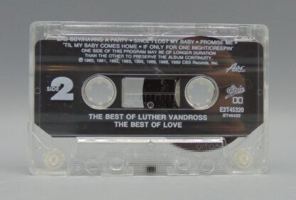 The Best of Luther Vandross The Best of Love Cassette 1 (Audio Cassette, 1989) Epic - Image 3