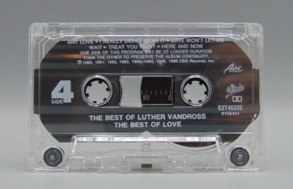 The Best of Luther Vandross The Best of Love Cassette 2 (Audio Cassette, 1989) Epic - Image 4