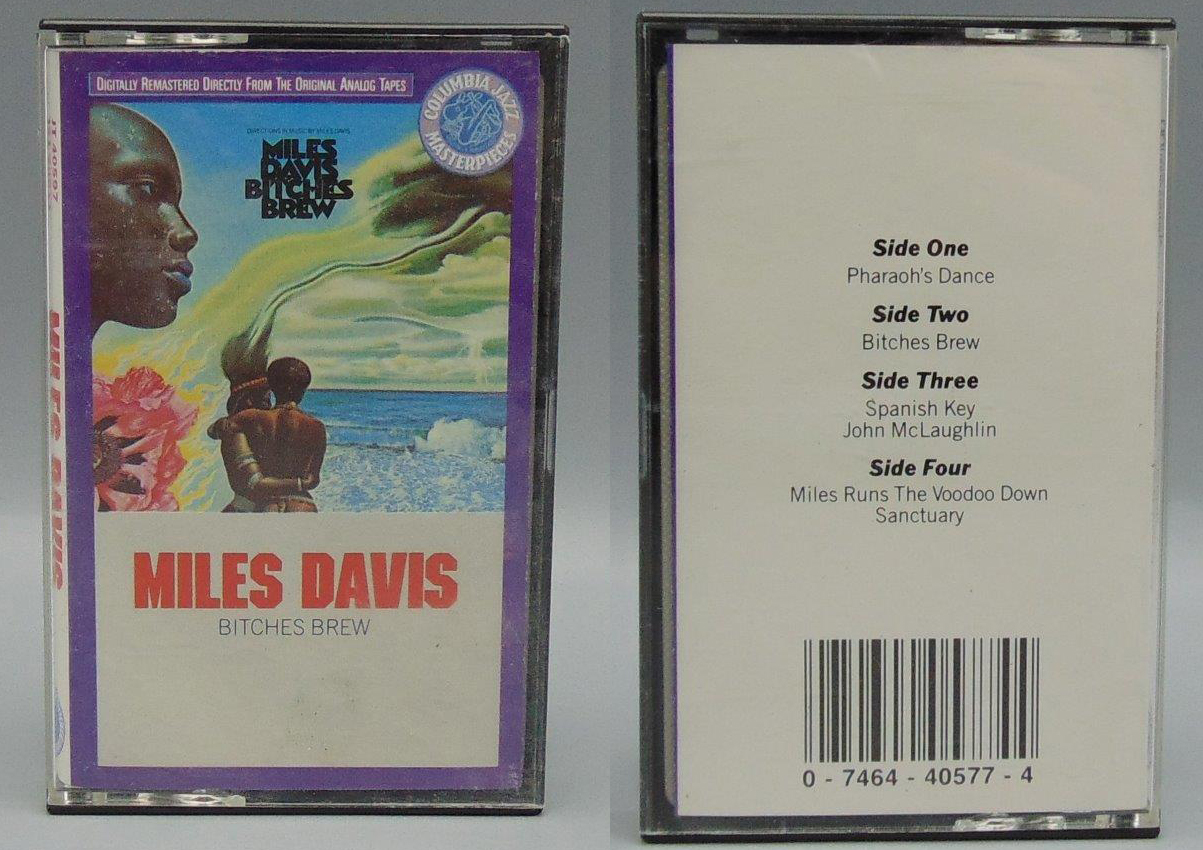 Miles Davis Bitches Brew (Audio Cassette, 1970) Columbia Double 2