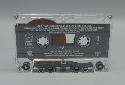 Quincy Jones Back On The Block (Audio Cassette, 1989) QWEST - Image 3