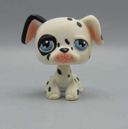 Littlest Pet Shop #44 Dalmatian Puppy Dog Blue Eyes LPS