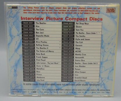 Metallica Interview Picture Disc Limited edition (CD, Baktabak) CBAK England - Image 4