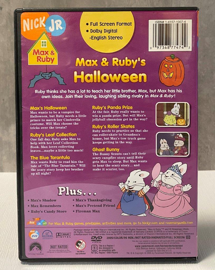 Nick Jr Max And Ruby s Halloween DVD 2005 KC s Attic Nick Jr Max And Ruby s Halloween DVD 2005 KC s Attic