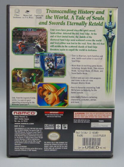Soul Calibur II 2 (Nintendo GameCube, 2003) Complete - Image 2