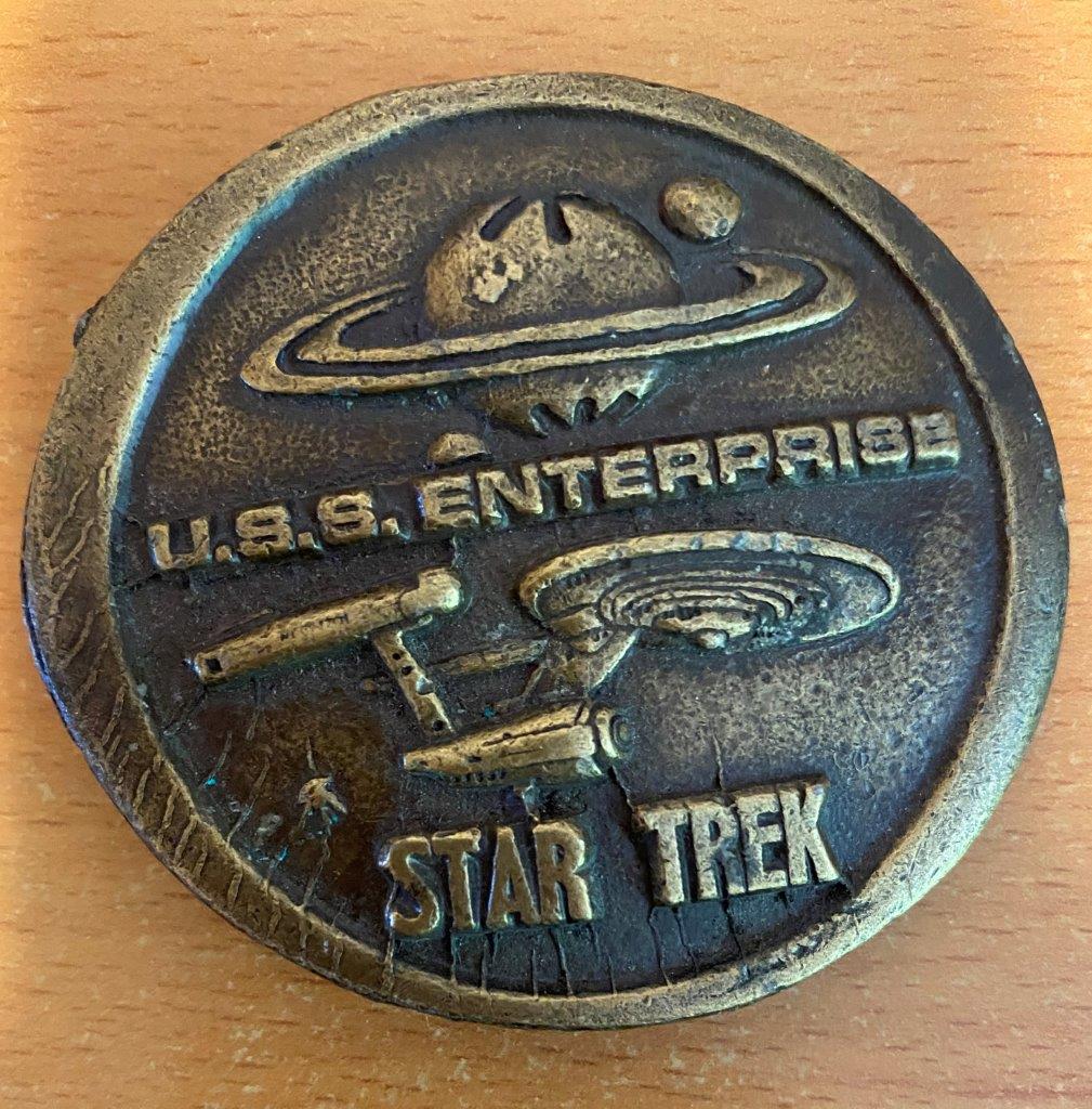 star trek belt buckle uss enterprise