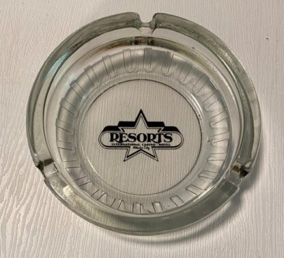 RARE Vintage Resort's International Casino & Hotel Atlantic City, NJ Glass Ashtray