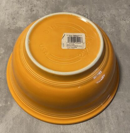 Fiesta Fiestaware Tangerine Medium Multi Purpose 8 5/8" Mixing Bowl P86 - Image 3