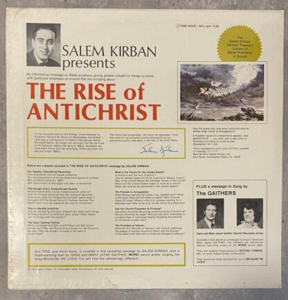 Salem Kirban The Rise of the Antichrist (LP, 1974) Apocalypse