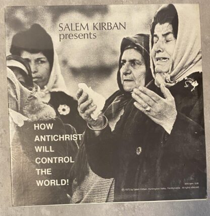 Salem Kirban Presents How Antichrist Will Control the World (LP, 1975) Apocalypse Rapture - Image 3