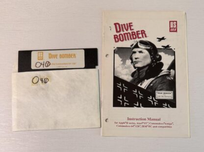 Dive Bomber for Commodore 64/128 Floppy Disk Apple II Atari ST Amiga IBM PC